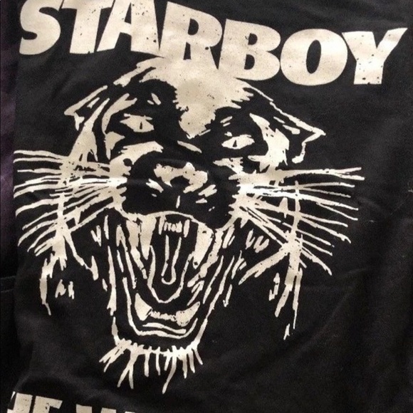 the weeknd Shirts The Weeknd Starboy Black Panther Tee Large Poshmark